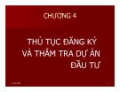 Bài giảng Pháp luật về đầu tư chương 4 Đại học Mở TP HCM
