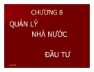Bài giảng Pháp luật về đầu tư chương 8 Đại học Mở TP HCM