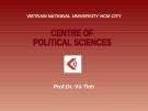Bài giảng Lịch sử triết học phương Đông - Prof.Dr. Vũ Tình