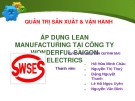 Áp dụng Lean Manufacturing tại Công ty Wonderful Saigon Electrics: Bài Thuyết Trình Chi Tiết