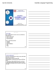 Bài giảng Lập trình Assembly Chương 7: Nguyễn Văn Thọ (Full)