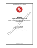 Tiểu luận: Phân tích và định giá cổ phiếu Công ty Cổ phần Tập đoàn Đại Dương (Mã chứng khoán OGS)