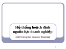 Bài giảng Hệ thống thông tin - Hoạch định nguồn nhân lực doanh nghiệp