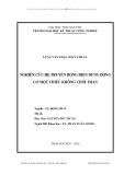 Nghiên cứu hệ thống truyền động điện dùng động cơ một chiều không chổi than: Luận văn Thạc sĩ kỹ thuật
