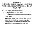 Bài giảng Triết học Chương 6: Tóm tắt, Kinh nghiệm học hiệu quả