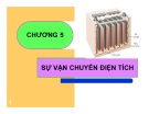 Bài giảng Hóa lý Chương 5: GV. Nguyễn Trọng Tăng (Chi tiết)