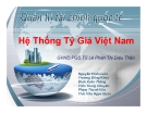 Hệ thống tỷ giá Việt Nam: Bài thuyết trình Quản trị tài chính quốc tế