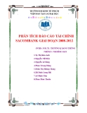 Phân tích báo cáo tài chính Sacombank giai đoạn 2008-2012: Tiểu luận chi tiết