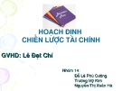 Hoạch định chiến lược tài chính: Tiểu luận chi tiết