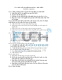 Câu hỏi trắc nghiệm Bảo hiểm