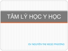 Bài giảng Tâm lý y học Nguyễn Thị Ngọc Phương