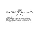 Bài giảng Pha dung dịch chuẩn độ chuẩn nhất