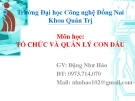 Bài giảng Tổ chức và Quản lý con dấu của GV Đặng Như Hảo