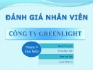 Thuyết trình: Đánh giá nhân viên công ty Green light