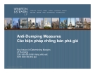 Bài giảng về các biện pháp chống bán phá giá hiệu quả