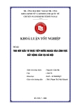 Khóa luận tốt nghiệp: Thu hút đầu tư trực tiếp nước ngoài vào lĩnh vực bất động sản tại Hà Nội