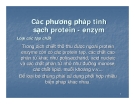 Bài giảng Công nghệ protein - enzyme: Chương 3 (Mới nhất)