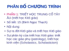 Bài giảng Triết học Trung cận đại châu Âu hay nhất