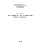 Giáo trình Phương pháp cho trẻ làm quen môi trường xung quanh: Phần 1 - ĐH Huế