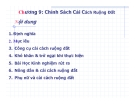 Bài giảng Phân tích chính sách nông nghiệp & phát triển nông thôn chương 9: TS. Nguyễn Văn Sanh