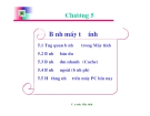 Bài giảng Cấu trúc máy tính: Chương 5 (Mới nhất)