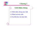Bài giảng Cấu trúc máy tính: Chương 1 [Mới nhất]