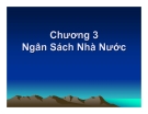 Bài giảng Tài chính công Chương 3: Ths. Vũ Xuân Thủy (Chuẩn nhất)