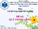 Quá trình lắng: Bài thuyết trình [Tối ưu SEO]