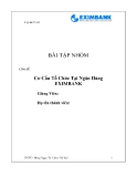 Cơ Cấu Tổ Chức Ngân Hàng EXIMBANK: Bài Tập Nhóm Chi Tiết