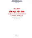 Giáo trình Văn học Việt Nam giai đoạn cuối TK XVIII - nửa đầu TK XIX: Phần 2 - Nguyễn Lộc
