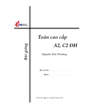 Bài giảng Toán cao cấp A2, C2 ĐH Nguyễn Đức Phương