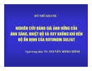 Đề tài: Nghiên cứu đánh giá ảnh hưởng của ánh sáng, nhiệt độ và oxy không khí đến độ ổn định của rotundin sulfat - Đỗ Thế Khánh