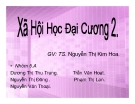 Thuyết trình: Hành động xã hội, kiểm soát xã hội