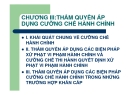Bài giảng Thẩm quyền hành chính chương 3: GV. Nguyễn Minh Tuấn (chuẩn nhất)