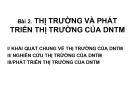 Bài giảng Quản trị kinh doanh thương mại: Bài 2 của PGS.TS. Nguyễn Thừa Lộc