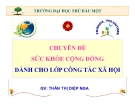 Bài giảng sức khỏe cộng đồng: Chuyên đề Chương IV - GV. Thân Thị Diệp Nga