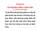 Bài giảng Toán cao cấp 1 chương 3 Hoàng Văn Thắng: Tóm tắt và kinh nghiệm