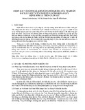 Báo cáo: Chọn lọc và đánh giá khả năng đối kháng của vi khuẩn Bacillus spp. với vi khuẩn Xanthomonas gây bệnh đốm lá trên cải ngọt
