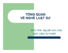 Bài giảng Tổng quan về nghề luật sư - ThS. Nguyễn Hữu Ước