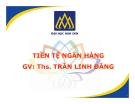 Bài giảng Tiền tệ ngân hàng Chương 9: ThS. Trần Linh Đăng