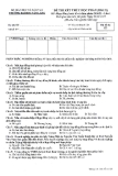Đề thi Hợp đồng kinh tế và đàm phán năm 2013 - ĐH Văn Lang (có đáp án)