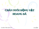Đề tài: Kỹ thuật nuôi trăn