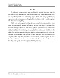 Báo cáo nghiên cứu khoa học: Xử lý nước thải sinh hoạt bằng thực vật thủy sinh nổi trên mặt nước ﻿