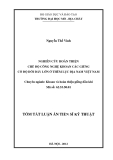 Công nghệ khoan giếng độ dời đáy lớn ở thềm lục địa nam Việt Nam: Luận án tiến sĩ kỹ thuật