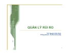 Bài giảng Quản lý dự án công nghệ thông tin Chương 11: ThS. Nguyễn Khắc Quốc