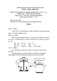 Đề thi lý thuyết May & Thiết kế thời trang năm 2011 (Mã đề TH27) [Kèm đáp án]