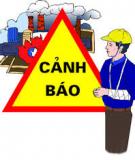 Đề cương bài giảng An toàn vệ sinh công nghiệp: Bảo hộ lao động