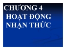 Bài giảng Tâm lý học chương 4: TS. Trần Thanh Toàn (Tóm tắt, Kinh nghiệm)