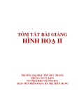 Tóm tắt bài giảng Hình họa II Hà Thị Thúy Hằng