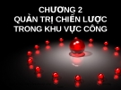 Bài giảng Quản trị chiến lược khu vực công: Chương 2 - ThS. Lê Hồng Hạnh